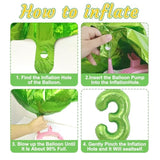 16Pcs Three Rex Balloons, Three Rex Birthday Party Decorations Boy Dinosaur 3Rd Birthday Party Supplies Include Three Rex Balloon Dinosaur Foil Balloons For 3 Rex Birthday Decorations Boys