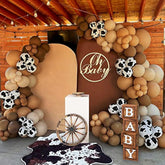 158 Pcs Cow Balloons Arch Garland Kit Cow Party Decorations For Baby Shower Birthday Farm Western Theme Party Supplies Decorations