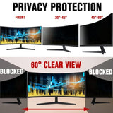34 Inch(diagonal) Computer Privacy Screen Filter (31 1/2 × 13 1/8) With Anti Glare