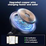 For Magsafe 15W Car Mount Cigarette Lighter Wireless Phone Charger?Car Cigarette Lighter Magnetic Vent Mount Holder With Dual Port Pd&Qc For Magsafe Fast Charging For Iphone16 15 Pro Plus Max 14 13 12