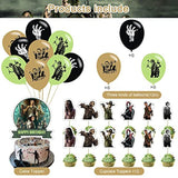 45-Pack Video Game Balloons – Black Gaming Theme Birthday Decorations for Level Up Parties