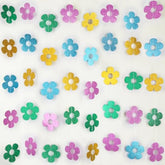 8 Pack Spring Banner Garland - Glitter Spring Flower Hanging Garland, Spring Party Decorations For Spring, Easter, Home Décor, Wedding, Party Supplies Decor And More