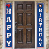 Baseball Happy Birthday Porch Banner Boy Sports Themed Birthday Party