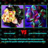 57 Pcs Let Glow Neon Party Supplies Including Glow In The Dark Decorat