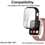 Watch Cases Compatible With Kacubaku Akumaka Dekelife G39 1.85” Smart Watch, Tpu Case With Screen Protector, Protecting Watch Body & Screen