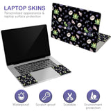 15.6 Inches Laptop Skin Sticker Netbook Universal Reusable Protector Cover Decal Fits 13 13.3 14 15 15.4 15.6 Inch Laptop Protector Notebook (Skeleton Frog)