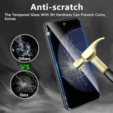 2 Pack Privacy Screen Protector Designed For Samsung Galaxy S23 Fe,Full Coverage Anti-Spy Tempered Glass Film,9H Hardness,Anti-Fingerprint,Bubble Free,Easy To Install