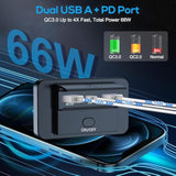 2Pcs Car Charger Panel, Dual 18W Qc3.0 Usb A & 30W Pd Usb C Ports Charging Outlet Panel With Button Switch For 12V/24V Rv Boat Truck