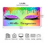 Hello Gorgeous Large Mouse Pad 31.5X11.8X0.12 Inches Long Table Pad Keyboard Pad Desktop Accessories Game Mouse Pad For Studio Desk Computer Desk Bdlsmn128