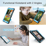 Slim Heavy Duty Shockproof Rugged Protective Case With Built In Stand For Ipad 9Th Generation Ipad 8Th Generation Ipad 7Th Generation