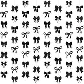 Bow Birthday Decortions Black Bow Party Decorations Black Bow Banner Garland Decor For Girls Women Baby Shower Bridal Wedding Bachelorette Bow Theme Party Supplies