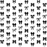 Bow Birthday Decortions Black Bow Party Decorations Black Bow Banner Garland Decor For Girls Women Baby Shower Bridal Wedding Bachelorette Bow Theme Party Supplies