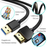 Usb To Hdmi Charging Cord Cable 1.6Ft, Usb 2.0 Male To Hdmi Male Fast Charger
