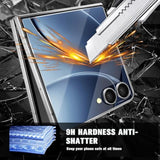 4 Pack Screen Protector For Samsung Galaxy Z Flip 7,Hd Tempered Glass,9H Hardness,Case Friendly,Easy Installation,Anti-Shatter,Bubble Free