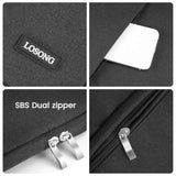 Portable Monitor Case 15.6 Inch, Protective Carrying Sleeve For Most 16.1/15.6 In Monitors, Water Resistant Portable Laptop Display Bag With Accessory Pocket, Size-15.3"X9.8" Black