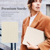 Beige Woven Fabric Design For Macbook Pro 16 Inch Case 2023 2021 Model A2991 A2780 A2485 M3 M2 M1 Pro/Max Chip