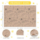 Winnie Wrapping Paper For Baby Shower, The Pooh Birthday Decoration, Winnie Gift Wrapping Paper,Winnie Baby Shower Decorations- 5 Pack (29.5 X 19.7In), Classic Bear Gift Wrap For Birthdays, White