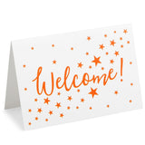 Welcome Cards - 36 Count, 4 X 6 In, 250 Gsm Cardstock, Star Pattern - Envelopes Included & Welcome Note Cards For Guests & Employees