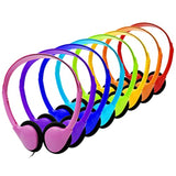 Kids Headphones Bulk 24 Pack Multi Color For School Classroom Students Childre