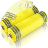 2 Rolls Deco Mesh Wreath Supplies Mesh For Wreath Poly Mesh Ribbon Met