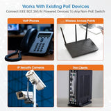Intellinet Gigabit Ultra Poe Injector Poe+ - Up To 60W Ultra Power Supply, 10/100/1000 Mbps, Ieee 802.3Af/802.3At Compliant, Metal Housing 3 Yr Mfg - 561235