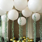 24" White Large Balloons 15pcs – Giant Latex for Parties & Events