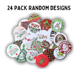 Grouch Freshie Cardstock Circles Cutouts Rounds 2” Inches | 24 Pk Mixed | Oven Bake W/Aroma Beads Paper Christmas Holiday Bundle