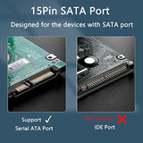 15Pin Sata Male To 5 X 15 Pin Sata Female Hard Drive Power Right Angle Splitte