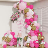 Pink Leopard Balloon Arch Kit: Safari Jungle Party Decor