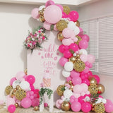 Pink Leopard Balloon Arch Kit: Safari Jungle Party Decor