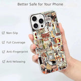 Case For Iphone 16 Pro With Superhero Design,Cartoon Comic Pop Culture Art Collage Pattern,Clear Soft Tpu Bumper Phone Shell,6.3"(Hero,16Pr)