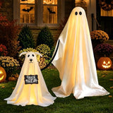 2 Pack Spooky Ghost Dog Halloween Decor Indoor for Party Decorations