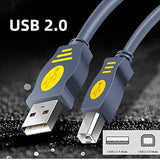 Usb 2.0 Printer Cable For Canon Pixma Mg3620, Epson Ecotank Et-2800 Et-2850 Et-4800, Hp Deskjet 2723E, Brother, 10 Feet