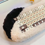 Coffee Theme Siamese Cat Keycaps, 133 Keys Cute Mao Profile Keycap Dye-Sublimation, Custom Cat Shaped Pbt Keycaps For Cherry Gateron Mx Swithes Mechanical Gaming Keyboards