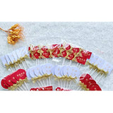 Ribbon Bow 100Pcs 4X4X1Cm Satin Ribbon Craft Tied Bows For Diy Craftin