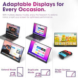 15.6 Inch Fhd Portable Monitor For Laptop, 1080P Second Display Ips 1920X1080, 45W Reverse Charging Hdmi Usb-C Laptop Screen Extender, Kickstand For Pc, Mac, Dex, Tablet, Xbox, Ps4/Ps5, Switch