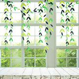 52 Feet Spring Summer Theme Green Leaf Garland Theme Party Decorations