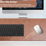 Leather Desk Pad Protector, Large Desk Mat For Desk, Non-Slip Keyboard Mousepad, Waterproof Big Mouse Pad, Desk Mat For Office And Home