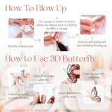 Rose Gold Birthday Decorations For Women, Happy Birthday Decorations With Fringe Curtains, Butterfly Decorations,Rose Gold Balloon Arch Kit For 16Th 21St 25 30 40 50Th Birthday Decor