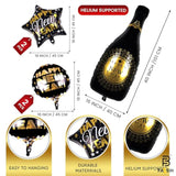 Hello 2026 Gold Balloon Set 40in Happy New Year Party Decorations