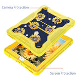 Ipad 4Th Generation Case,Ipad 2 Case, Ipad 3/4 Case Floral Sunflower Kickstand