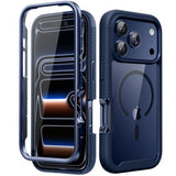 Magnetic for iPhone 17 Pro Max Case with Built-in Sensitive Screen Protector, Full-Body Dual Front& Back Protective Phone Case[Compatible with