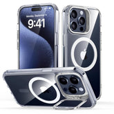 Esr For Case, Compatible With Magsafe, -Grade Protective Case, Built-In Stash Stand Phone Case, Scratch-Resistant Back Cover, Classic Series, Clear