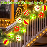 Battery Operated Christmas Lights, 10 Ft 20 Led Waterproof Christmas String Lights With Timer & 8 Modes For Christmas Tr