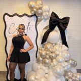 120pcs White Balloon Garland Kit – Pearl & Double Stuffed Balloons for Bridal and Party Decor