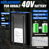 40V 6.0Ah Kb440-03 Kb540C-06 Kb540-06 Kb2540C-06 Kb640-03 Kb240-06 Kb640-06 Kb245-06 40V For Kobalt Battery, For Kobalt 40V Outdoor Power Tools