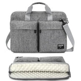 KINGSLONG 15.6 inch Laptop Shoulder Bag, Slim Shockproof Computer Sleeve Notebook Ultrabooks Carrying Case Handbag Cover Fit for Acer Asus Dell Lenovo HP Toshiba, Gray