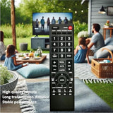 Universal Remote Control for Toshiba LCD LED HDTV 3D 4K Smart TVs