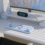 Bluetooth Wireless Keyboards, Colorful Cute Cat Deisgn Office Keyboards, Porta