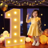 3Ft Marquee Numbers, Light Up Numbers, Mosaic Numbers For Balloons, Number 1 Balloon Frame, Marquee Light Up Letters,1St Birthday Decorations, First Party Anniversary Decorations